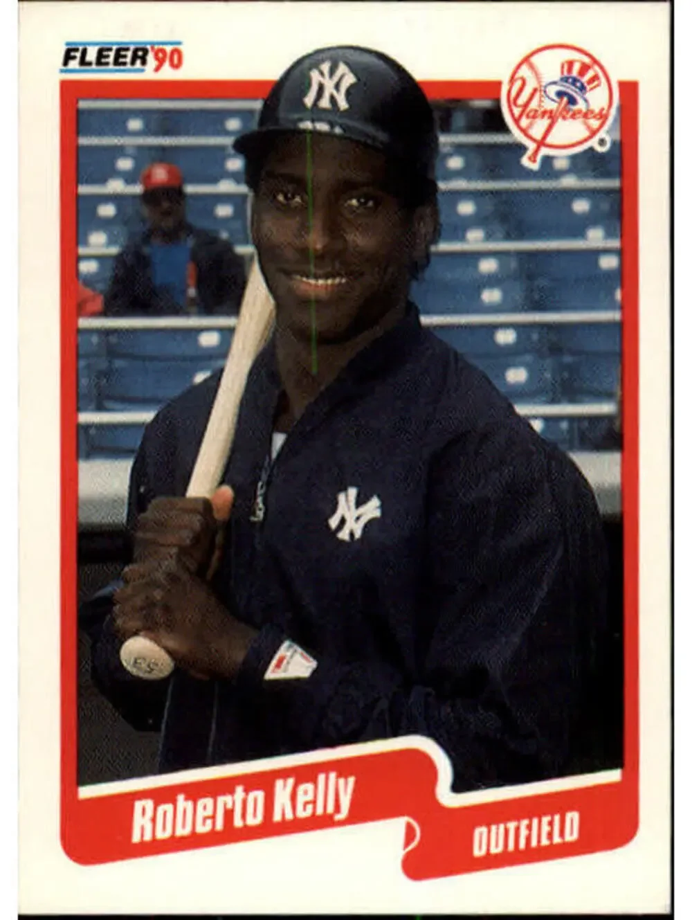 1990 Roberto Kelly Fleer Baseball Card #446